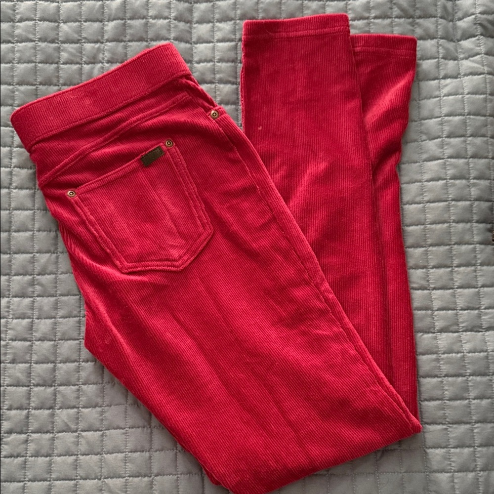 Red Corduroy Pants